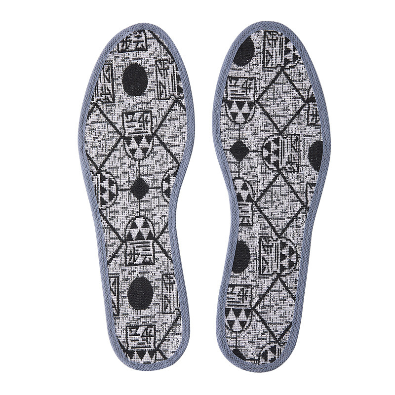 Buyun 1663 Four-Season Deodorizing Aromatic Sweat-Absorbent and Deodorizing Men's and Women's Sports Universal Cotton Insoles