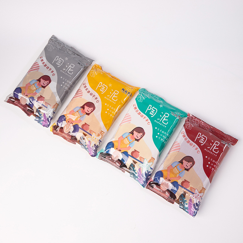 Special pottery clay for pottery teaching wholesale Jingdezhen pottery clay clay baking-free 500g Clay Clay diy toys