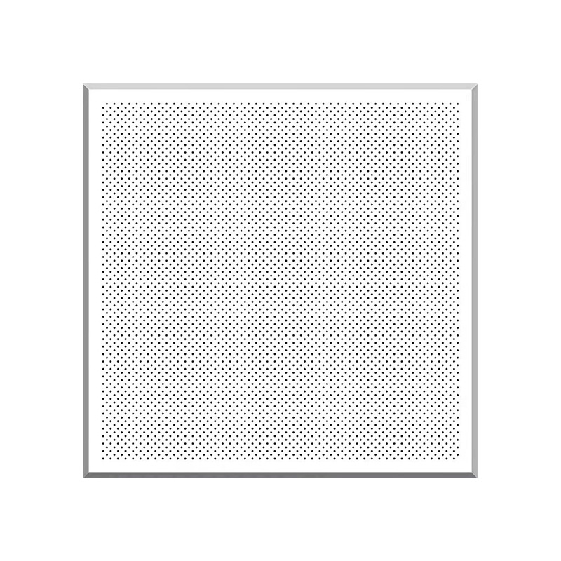 Powder spraying aluminum gusset plate engineering integrated ceiling aluminum gusset plate anti-oil 300*300 punching plate aluminum ceiling