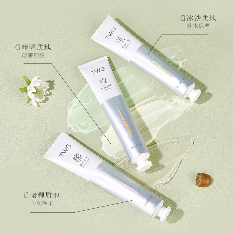 Twg Fragrance Translucent Hand Cream Moisturizing, Replenishing, Glowing and Lightening Water Moisturizing Improves Fine Lines Hand Cream Available for All Seasons