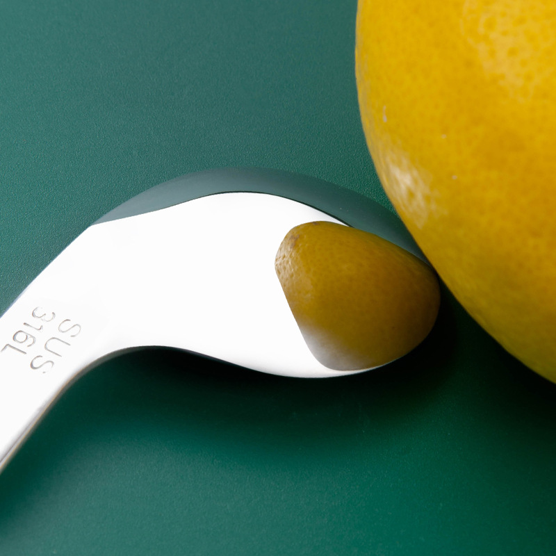 Children's Barb Elbow Fork and Spoon Semi-Finished Baby Food Spoon Curved Spoon Curved Fork Short Handle Hardware Head Insert Handle Silicone