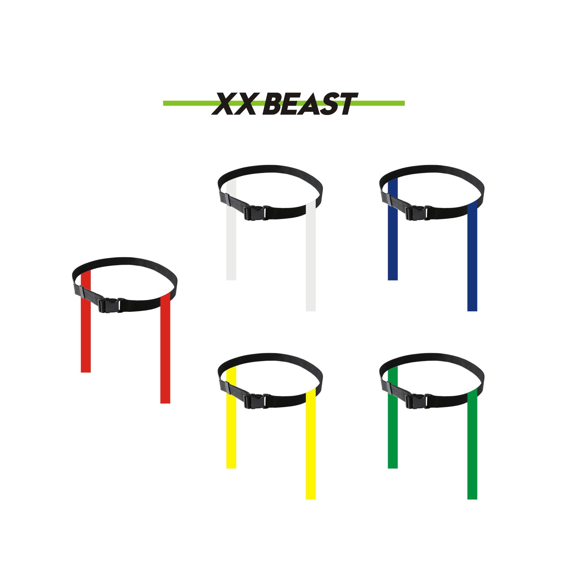 Waist Flag American football belt air buckle adult Flag football children Velcro durable