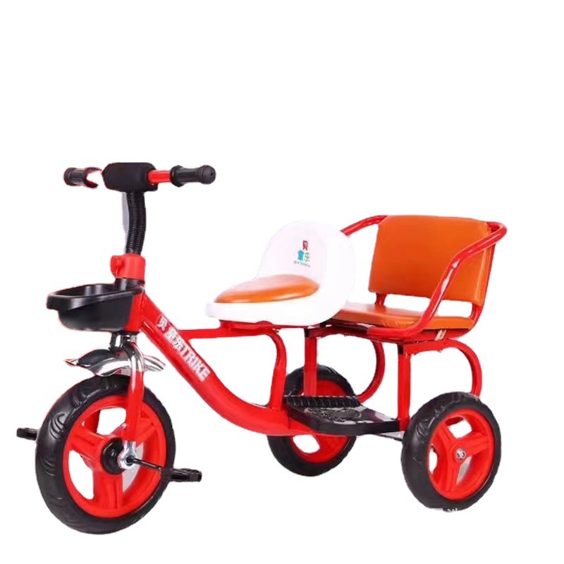 Manufacturer Supplies New Children's Tricycles, Bicycles That Can Sit and Ride, Double Seats, Twin Tricycles