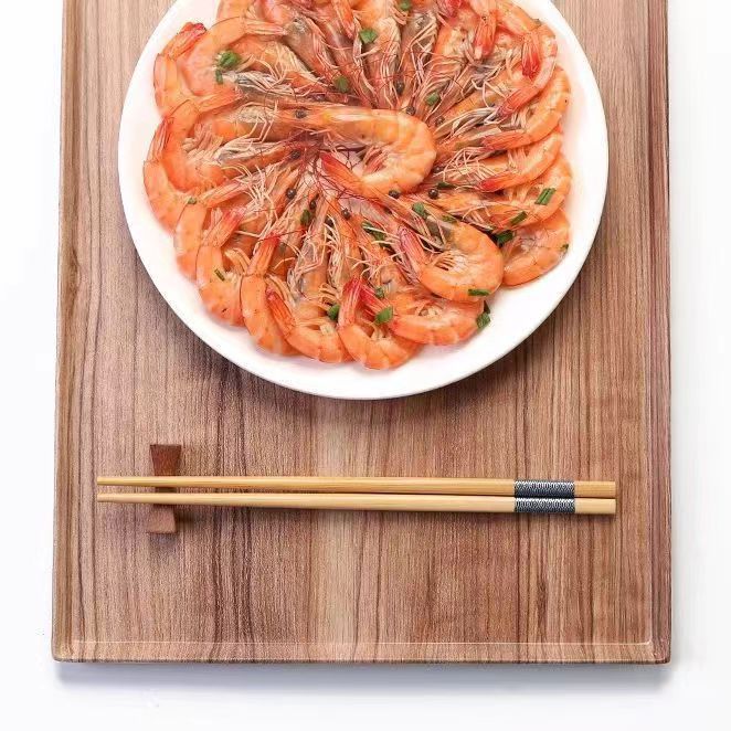 Customized Wholesale Bamboo Chopsticks, Creative Chinese-Style Household Bamboo Chopsticks, High-Value Fish Scale Print Tableware