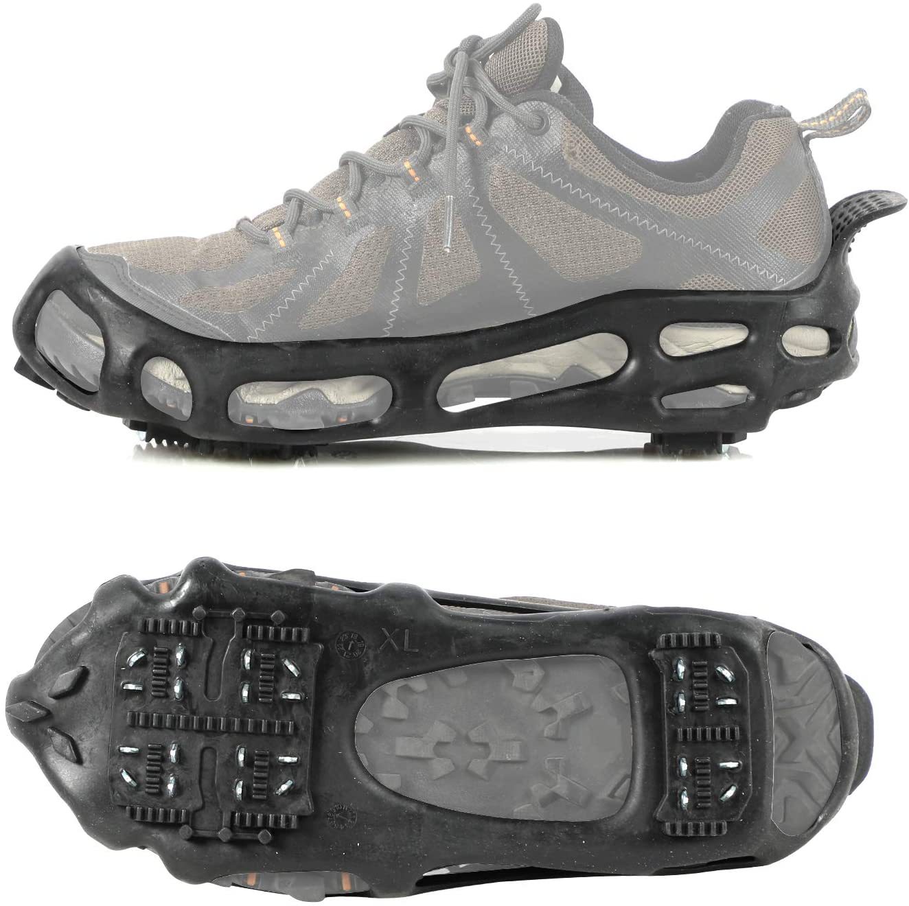 24 Tooth Ice Claw Snow Non-slip Shoe Cover TPE Material Fishing Snow Ice Mountaineering Supplies Winter Essential