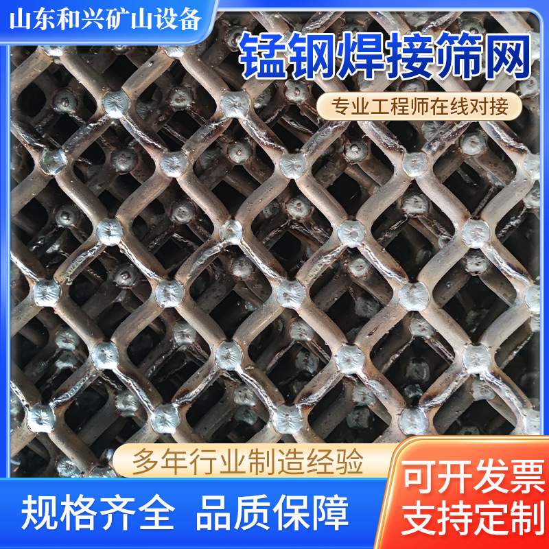 Индивидуальный экран из сварной марганцевой стали, вибрационный экран для шахт, устойчивый к землетрясениям и давлению, специальный экран для сортировки песка и гравия