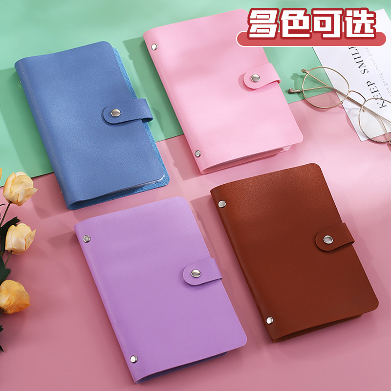 2025 password lock cash deposit can be put cash storage bag large capacity deposit clip net red financial storage book