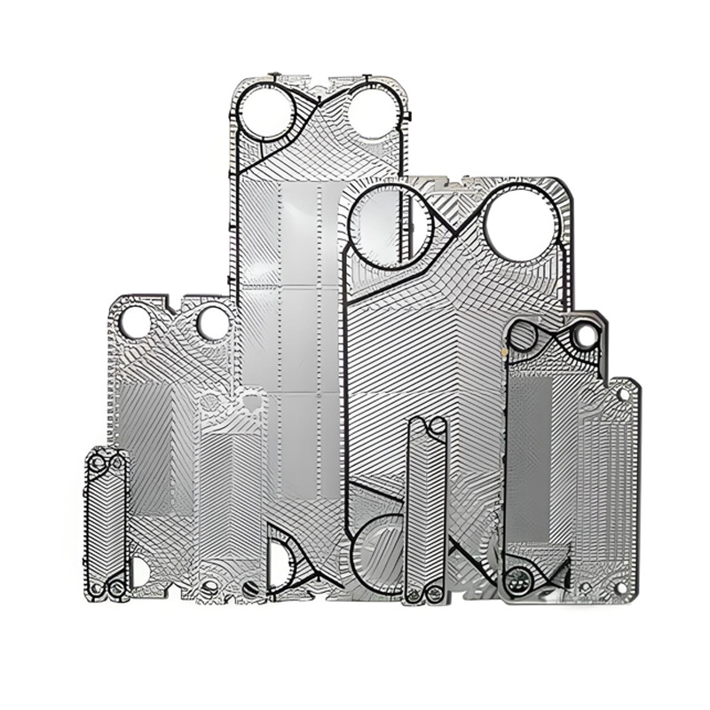 In-Stock Detachable Plate Heat Exchanger Plates 304 Stainless Steel Heat Exchanger Gasket Plate Replacement Parts Corrosion-Resistant