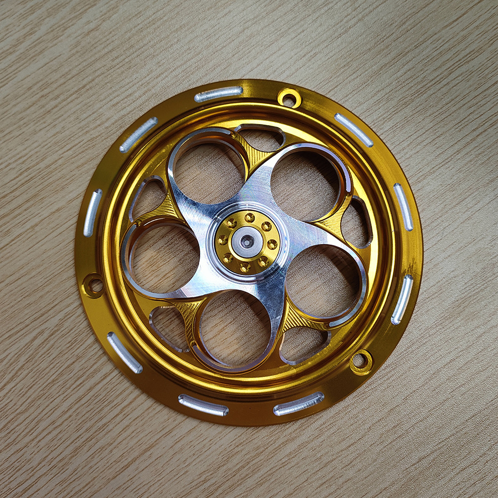 Cross-border Southeast Asia Motorcycle Parts Refitting Radiator Fan Cover Rotating Heat Dissipation Decorative Fan Blade Cover Manufacturers