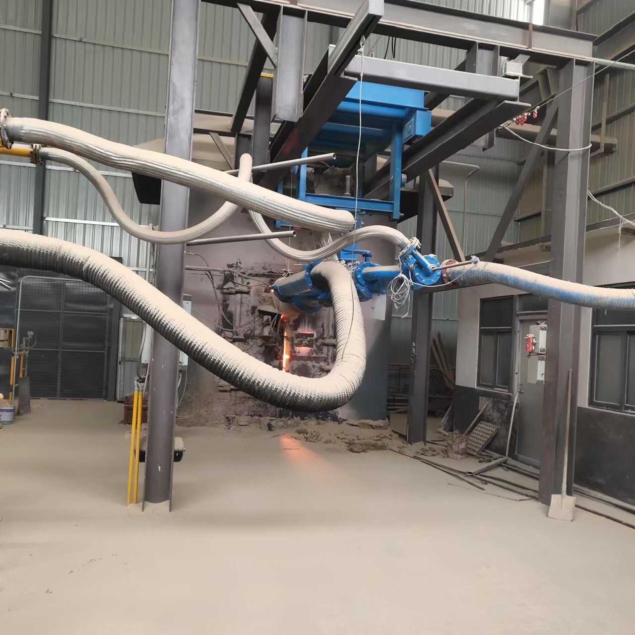 Aluminum Ash Calcination Refining Slag Ceramic Sand Cement Lepidolite Iron Ore Powder Quartz Sand Ceramic Zinc Oxide Calcination Equipment