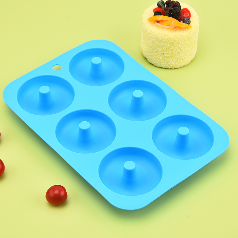 6 Donut Mold Silicone Baking Mold Silicone Mold Baking Tools