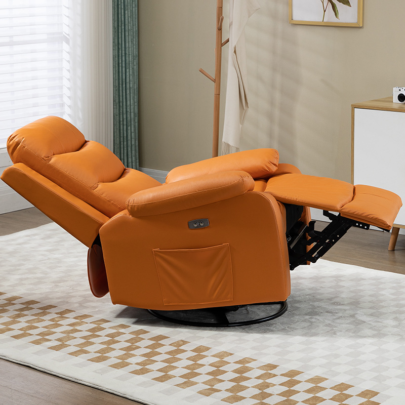 Space Sofa Chair Single Electric Multifunctional Reclining Rotating Rocking Chair Massage Nail Art Technology Cloth Lazy Sofa