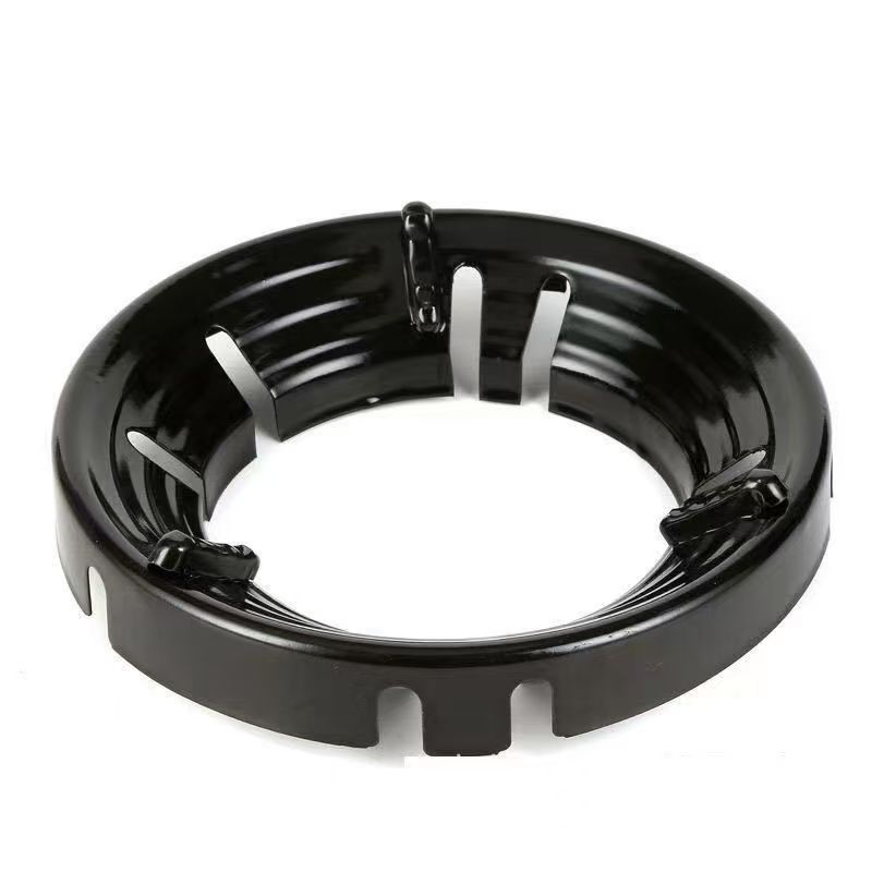 Non-Slip Fixed 9-Opening Enamel Gas Stove Cover, Energy-Saving Cover, Windproof Cover, Wind-Blocking Ring