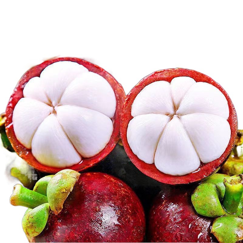 Sf Free Shipping Mangosteen 5kg a Box of 5kg Mangosteen Fresh Fruit Wholesale Price 6A5A Large Fruit One Piece Wholesale Warehouse