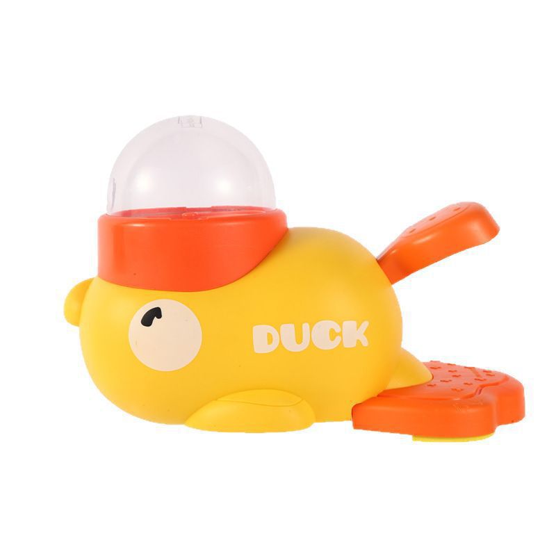 Cross-border yellow duck pet leaking food device presses and rotates the dog to relieve boredom and unplugged training artifact