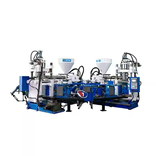 Shunda Two-Color Pvc Rain Boots Production and Manufacturing One-Piece Molding Machine