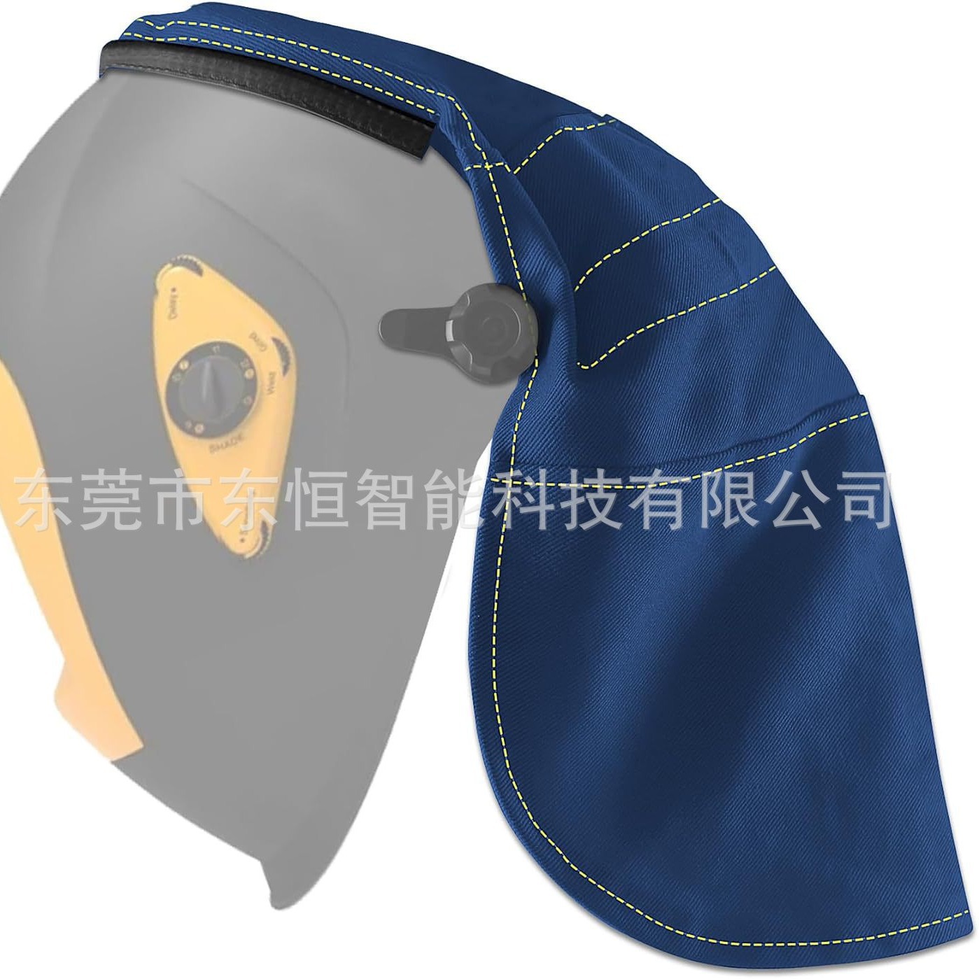 Amazon new hot sale welding cap head circumference cloth protection head and neck fireproof flower splash scald backlight interference