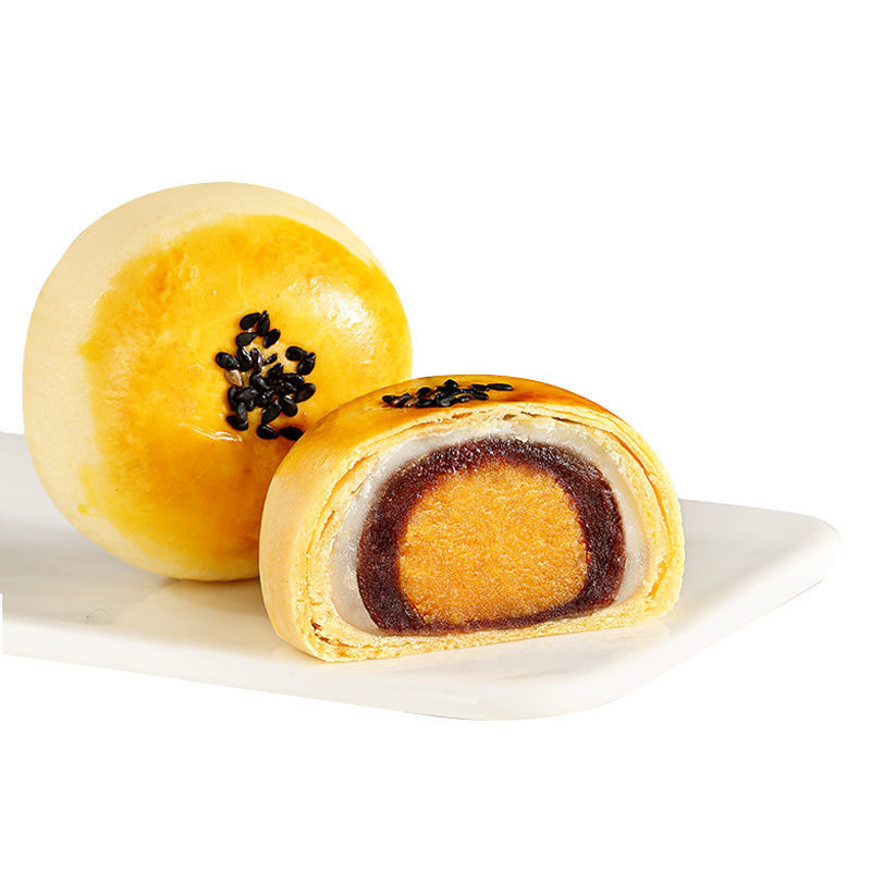 Egg yolk crisp snow Meiniang leisure food breakfast pastry Internet Celebrity Snack egg yolk purple sweet potato Chinese pastry heart wholesale
