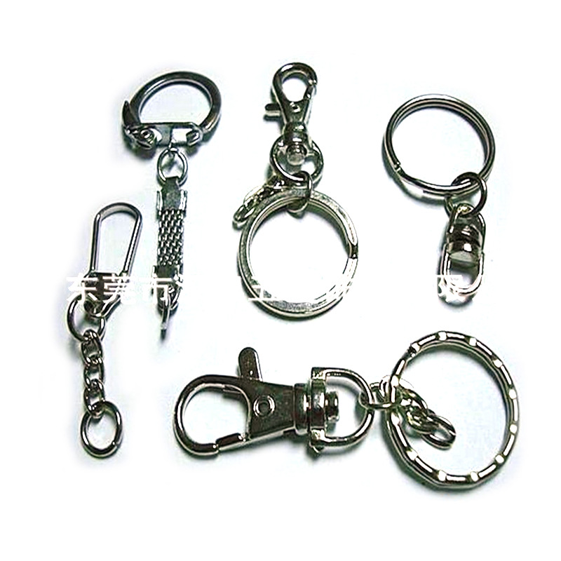 Toy Key Ring Ring Painted Key Chain Snake Chain Key Chain Metal Chicken Key Chain Round Chain