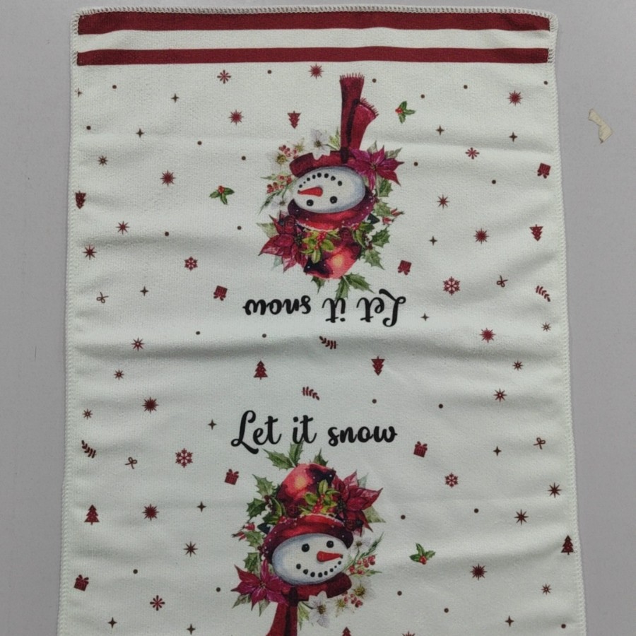 Digital Print Cross Border Amazon Microfiber Tea Towel Christmas Easter Independence Day Kitchen Towel