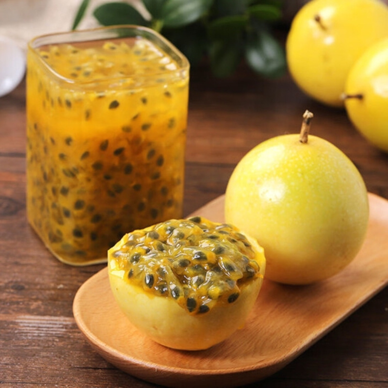Golden Passion Fruit Guangxi Qinmi No. 9 Seasonal Fruit Egg Fruit Passiflora 2.5kg Sweet, Sour, and Juicy for Direct Purchase