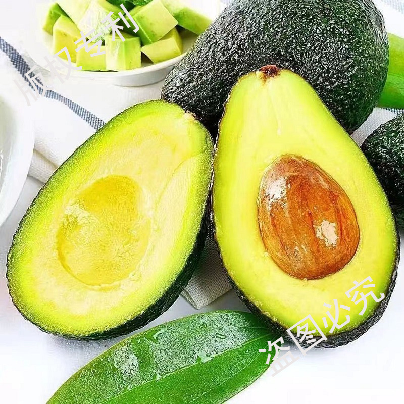 Peruvian Hass Avocados 10 Fresh Fruits Seasonal Whole Box Free Shipping First-Class Avocado Imported Food Supplement Cream