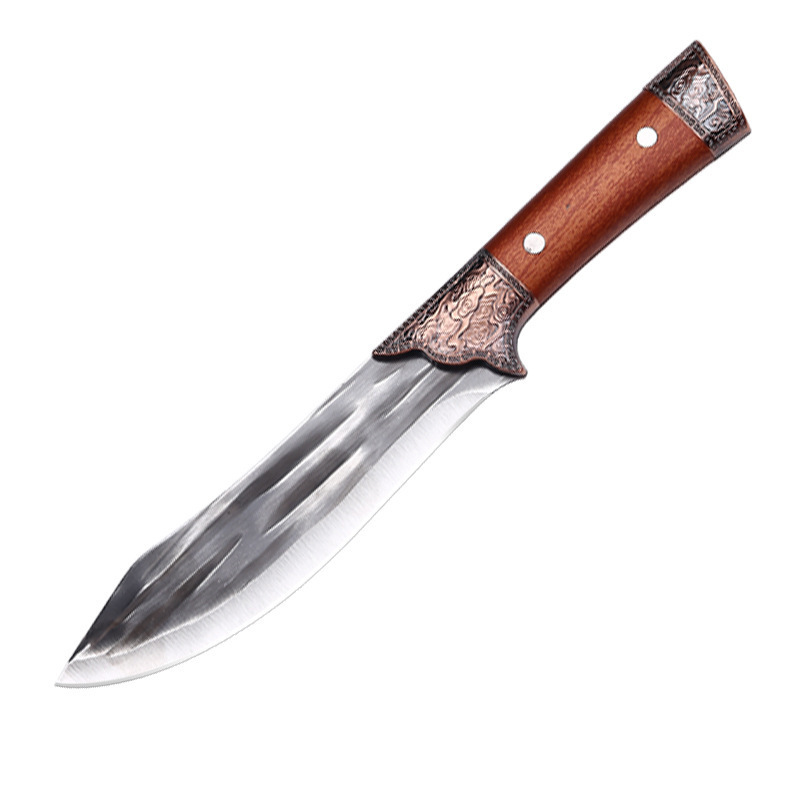 Yangjiang hand-held meat knife portable forging camping sharp knife barbecue meat outdoor wholesale factory direct sales