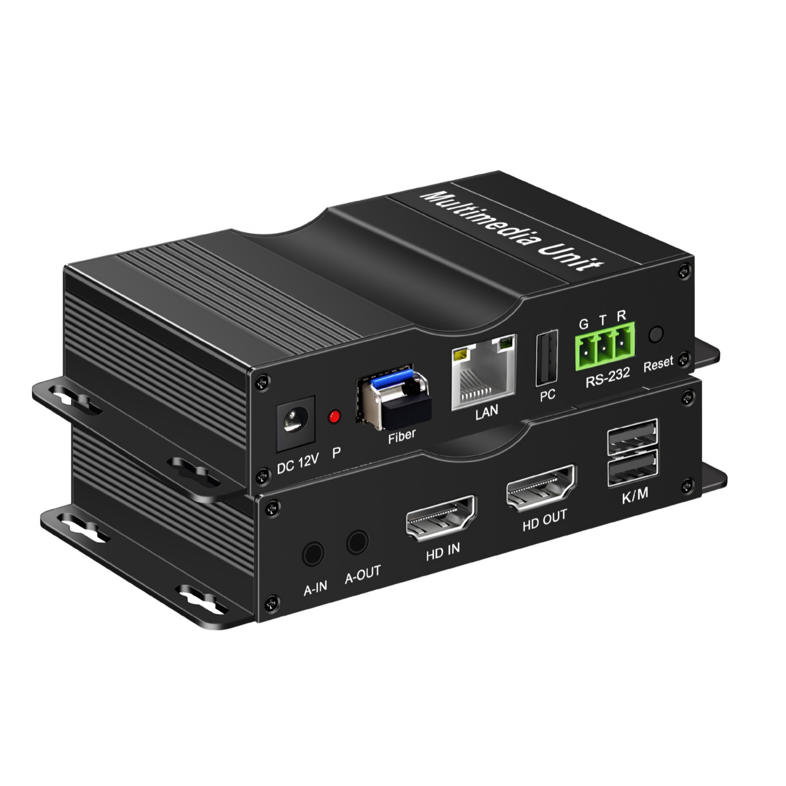 4K HD HDMI Optical Transceiver Multiple Multiple Audio and Video Transmission 20KM USB Keymouse to Fiber Transceiver