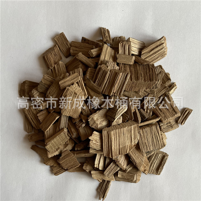 French Oak Chips, Winemaking Smoked Oak Chips Wholesale Raw Materials, Wine Barrel Accessories, Deep Roasted Wood Chips