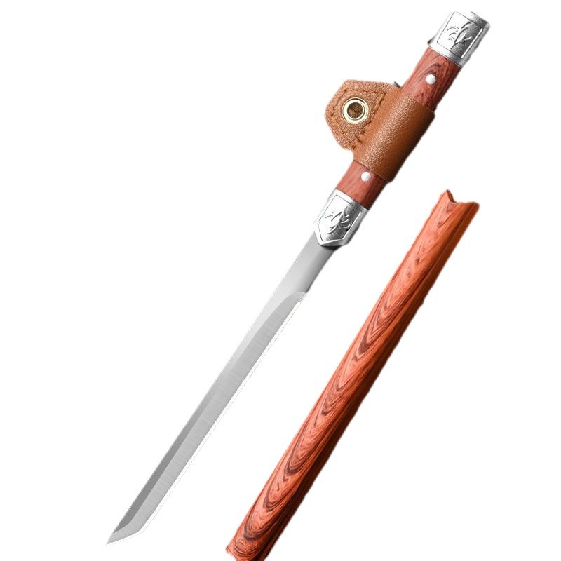 Magic Pen Knife Longquan National Style Outdoor Camping Style Off-Road High-End Forged Meat and Peeling Thickeneded Sharp Household Kitchen Knife