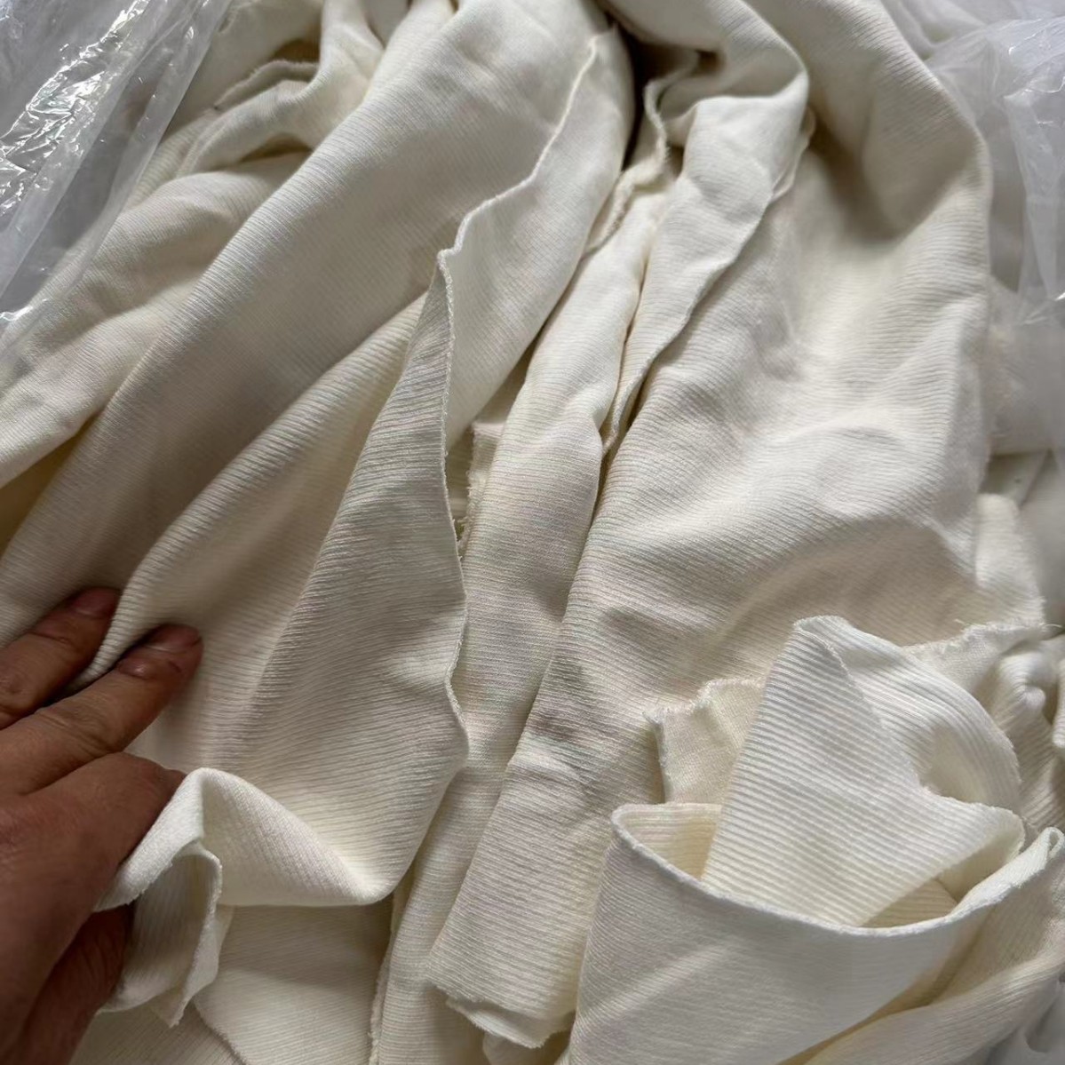 White [Milk White] Pure Cotton Industrial Machine Wiping Cloth, Industrial Rag, Absorbs Water and Oil, Does Not Shed Lint, Contains Cotton 95