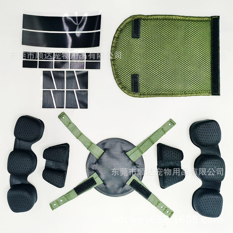 M19 helmet belt suspension system with lined mesh belt Velcro adjustable 19 helmet belt suspension complete set