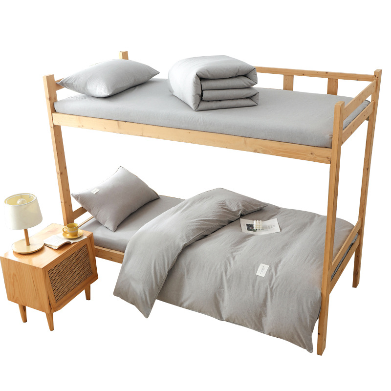 Pure Cotton Student Dormitory Three-Piece Set, Pure Cotton College Unit Employee Dormitory Bedding Six-Piece Set, Customized Quilt