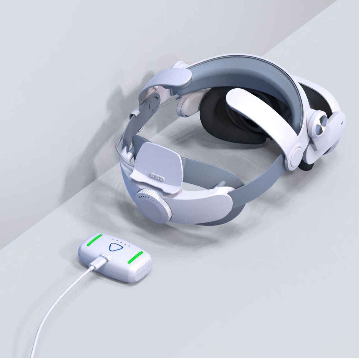 Аксессуары для дисплея Meta Quest 3/3S 5000 мАч Цветная лампа T302Power с подголовником