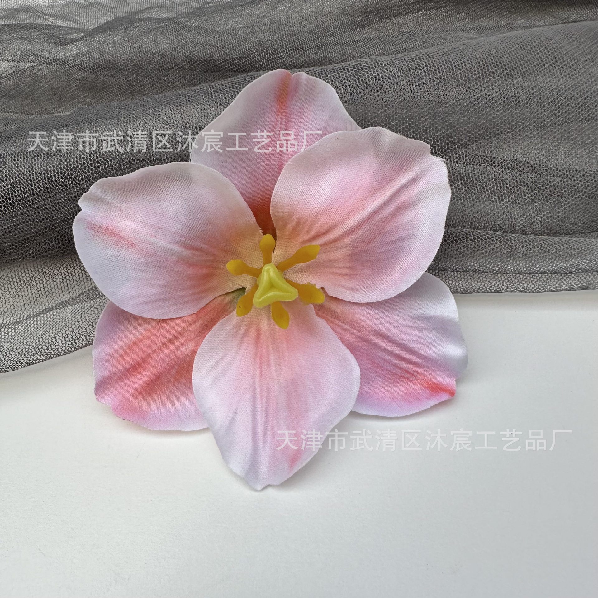Simulated Tulip Flower Head Handmade Fake Flower Hairpin Hairpin Hair Accessories DIY Headdress Duckbill Clip Side Clip