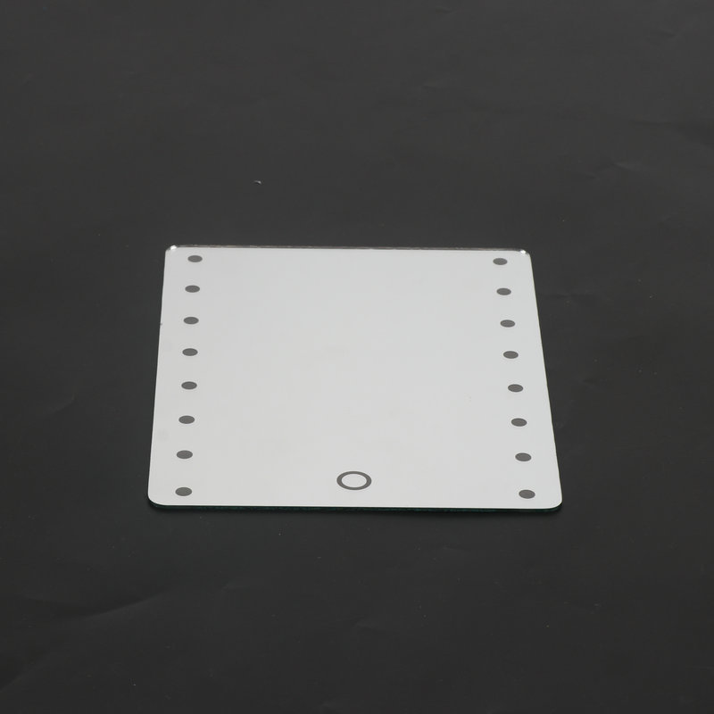 Touch Led Cosmetic Lens Production and Processing Portable Square Cosmetic Box Lens Led Fill Light Sandblasting Lens