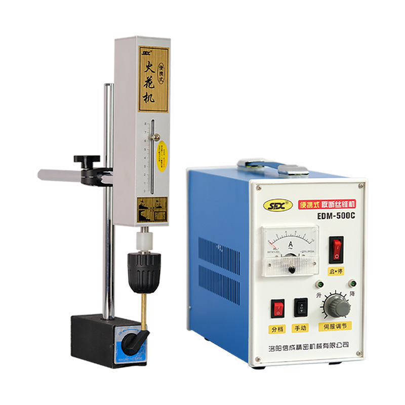 Cutting tap machine EDM-500C portable electric spark machine cutting Bolt high frequency electric spark oil drilling machine