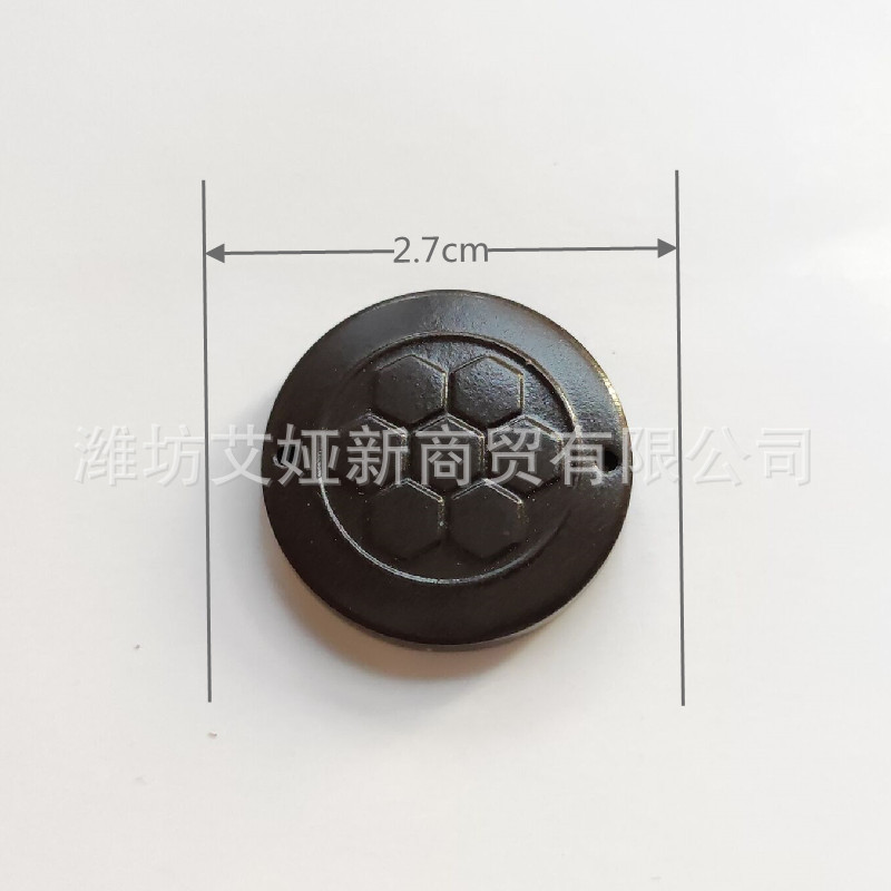 Large number of wholesale coffee color plum blossom shaped Thomas stone piece diameter 27mm seed plum blossom shaped mattress round piece