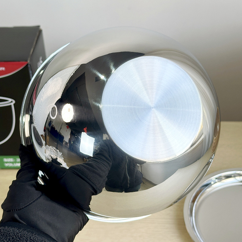 Yunyu Stainless Steel Mixing Bowl Thickeneded 1810 Egg Salad Bowl Kitchen Baking Scale Plate Cooking Bowl with Lid