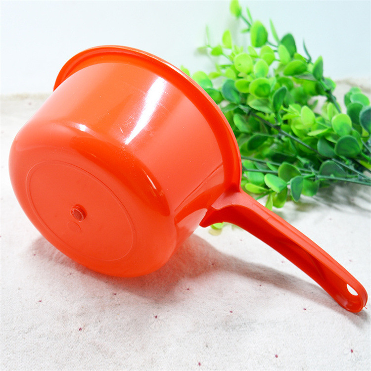 14.5cm household red water scoop water scoop drifting exhibition sales large long handle plastic water scoop water spoon