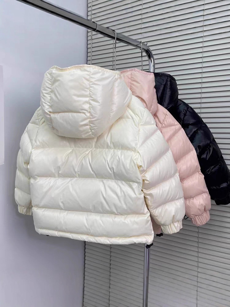 Children's Thick down Jacket, Same Style as m Brand, 2025 Winter New Collection, White Duck Down, Short Coat for Boys and Girls