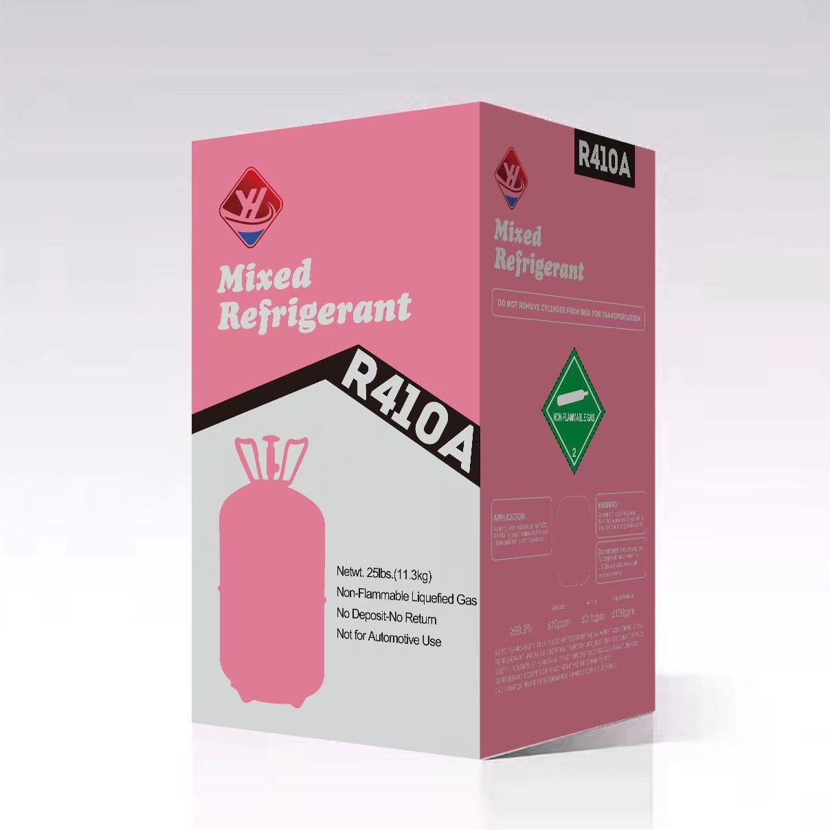 R134A Refrigerant Net Weight 13.6kg Industrial Refrigerant Cold Storage Special Car Air Conditioning Refrigerant Refrigerant