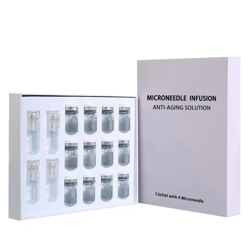 Cross-border Compact Brightening Microneedle Facial Moisturizing Essence Bottle Set Micro InfusionSystem