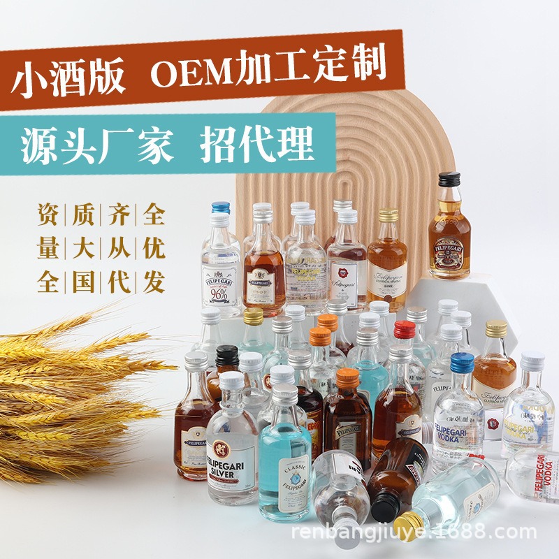 Small Wine Version of Foreign Wine Whiskey Vodka Bartending Set Wine Combination Bartending Stall Rum Cocktail Wine