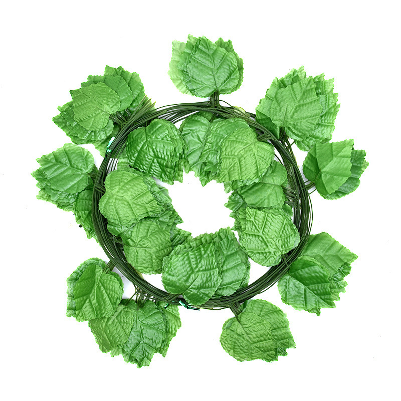 Craft Rattan Plant Rattan Simulation Green Leaf Decorative Rattan Wholesale Creeper Ivy Plant Wall