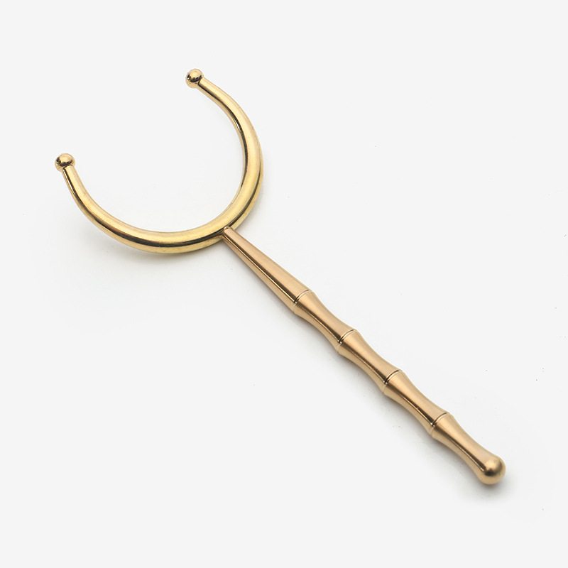 Brass tea ceremony six gentlemen tea clip tea knife tea spoon tea set accessories tea tube tea tweezers tea needle pot pen cup fork