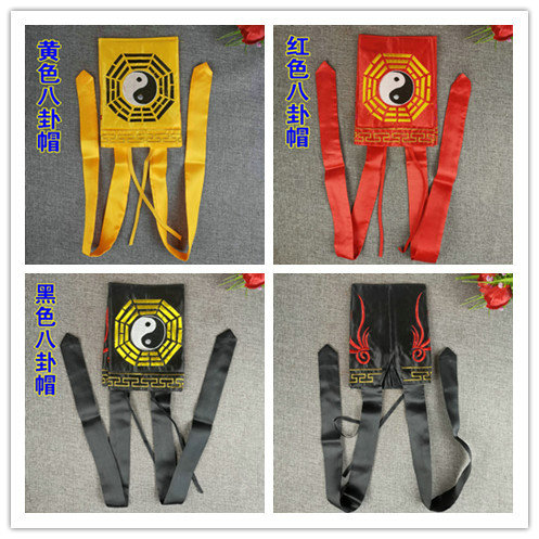 Даосская шляпа Шляпа для сплетен Даосский шарф Шарф Чжуанцзы Шляпа метода Реквизит для выступлений Даосская шляпа Шарф для сплетен