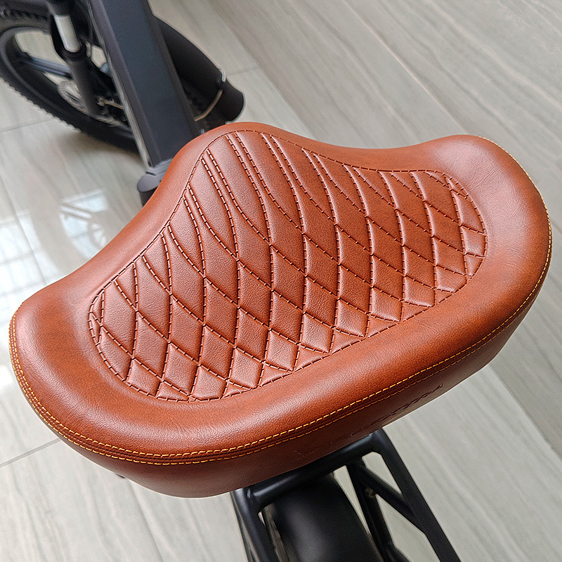 Extra Large Bicycle Cushion Mountain Bike Shaped Saddle Thickened Waterproof Electric Car Saddle 412 Folding Bicycle Seat Cushion