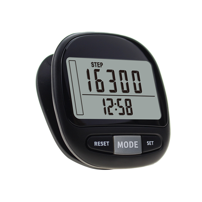 Factory Direct Sales Pedometer with 7-Day Memory, Calorie Distance, Exercise Time, Goal Monitoring, Lcd Large Screen Pedometer