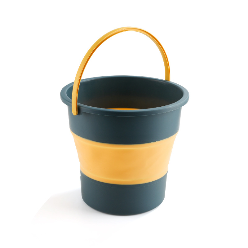Household Folding Bucket Cleaning Bucket Portable Fishing Bucket Car Wash Bucket Student Dormitory Bucket